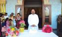 The parish priest Fr Basil Vas celebrated his 66th birthday